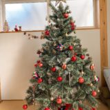無印良品の木の家のシンプルで上品なクリスマスツリー