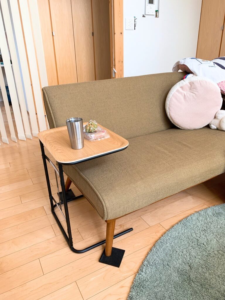 無印良品のソファーのサイドテーブル