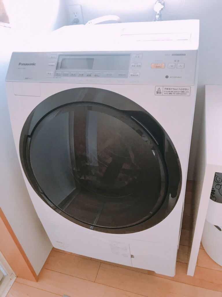 ドラム式洗濯機NA-VX7900とを設置